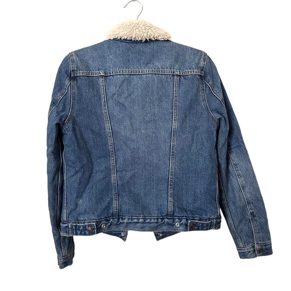 LEVIS Original Sherpa Trucker Jacket Sz Small‎ - Picture 3 of 6